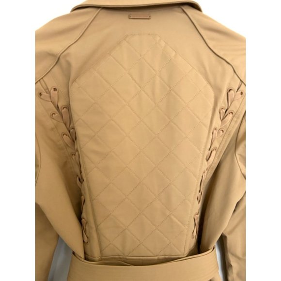 BLANC Noir Classic Trench Coat NWT Size S & XL - Picture 10 of 14